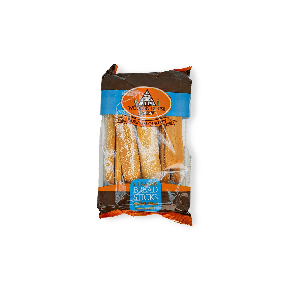 342 Wooden House Bakery Sesame Bread Sticks 200g - Image 1