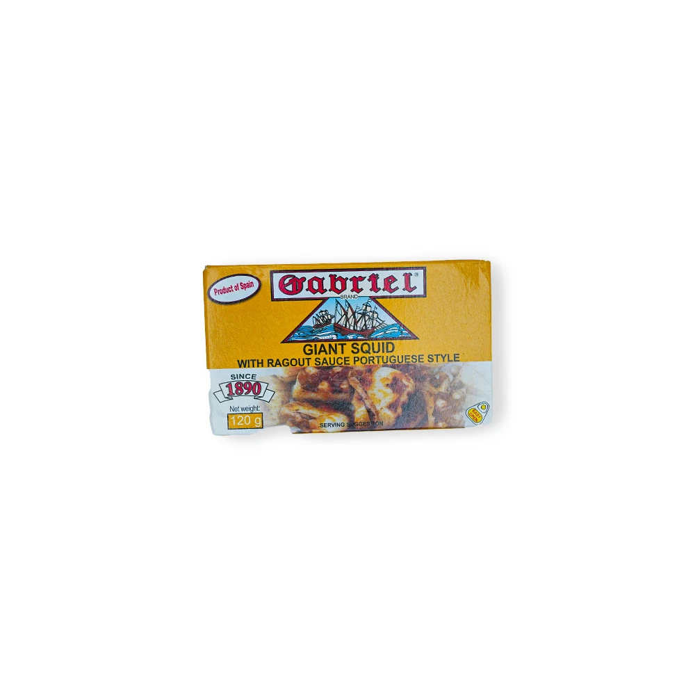353 GABRIEL GIANT SQUID SARDIN 120G - Image 1