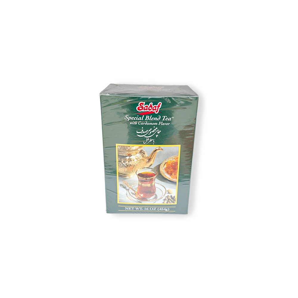 375 Sadaf blnd tea with cardamom 454gr - Image 1