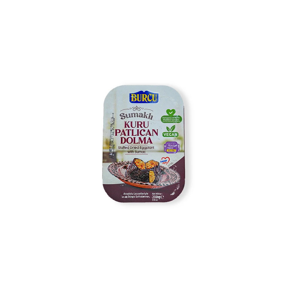 457 Burcu Stuffed Dried Eggplant With Sumac 200g - Image 1