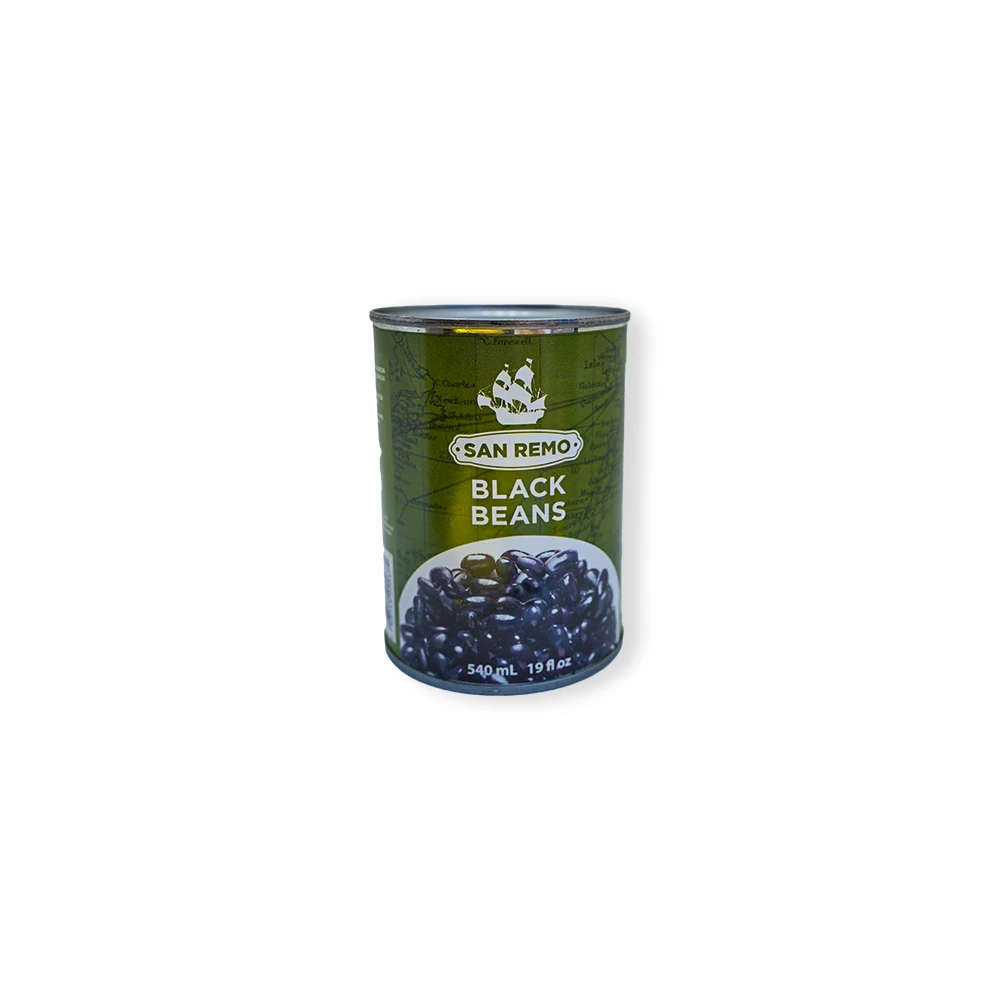 471 San Remo Black Beans 19oz - Image 1