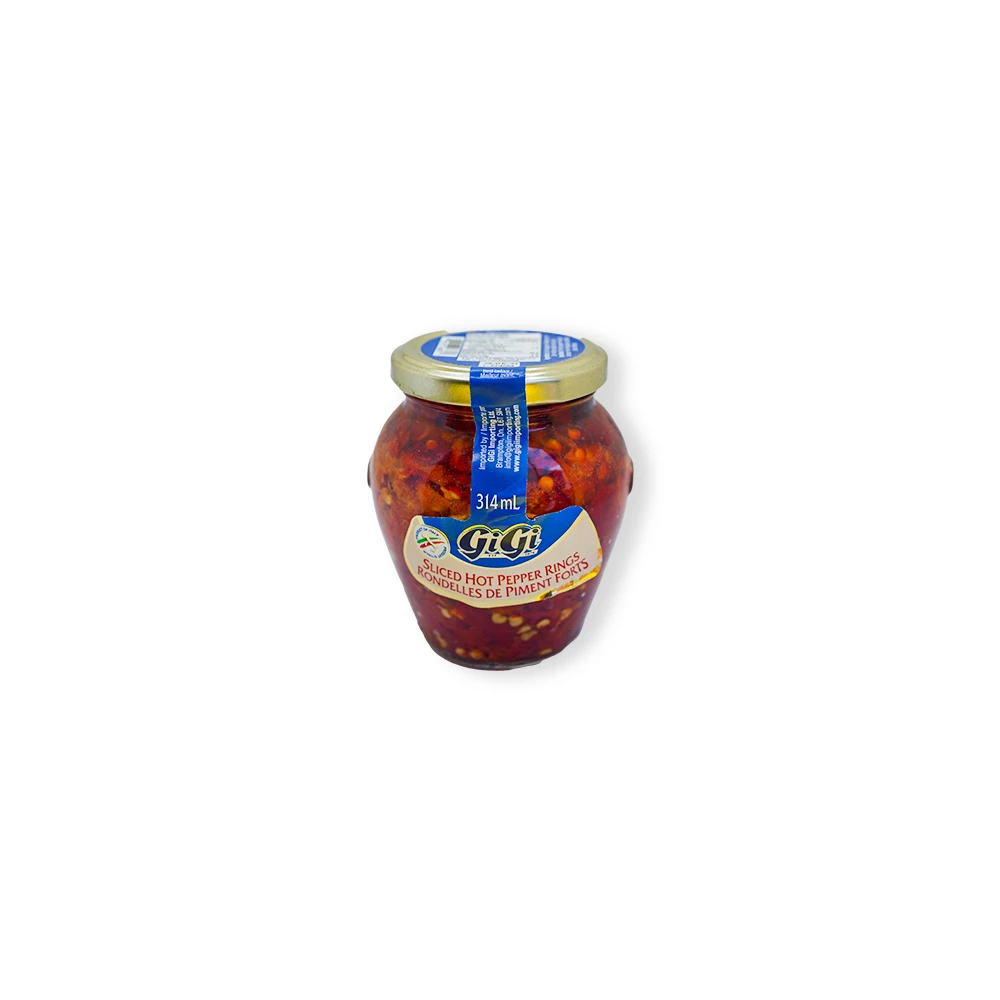 487 Gigi Sliced hot pepper rings 314ml - Image 1